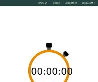 Chronometre.fr(Chronomètre en ligne gratuit et simple d'utilisation. Minuteur en ligne) Screenshot