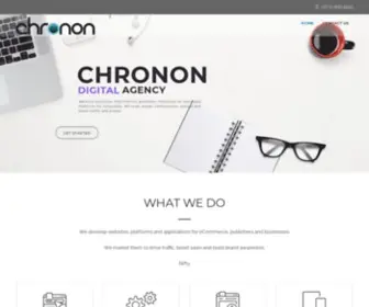 Chronon.co.za(Publishing and eCommerce) Screenshot