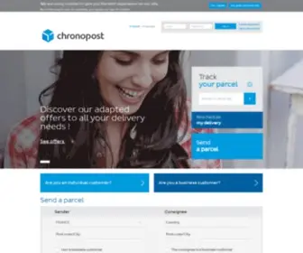 Chronopost.com(Envoi et suivi de colis) Screenshot