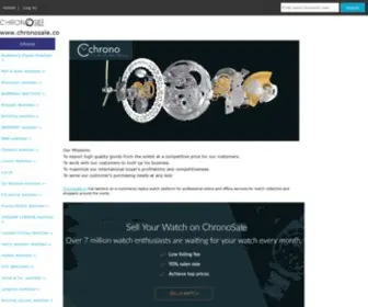 Chronosale.co(Luxury Replica Watches on) Screenshot