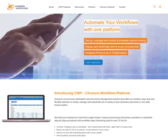 Chronosworkflow.com(Workflow Automation Software) Screenshot