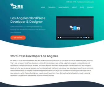 CHrsinteractive.com(WordPress Designer & Developer Los Angeles) Screenshot