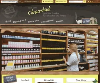 Chrueterhuesli.ch(Chrüterhüsli) Screenshot