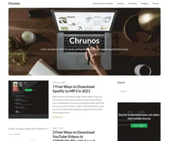 Chrunos.com(Chrunos is your current technology guide) Screenshot