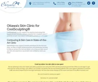 CHRysalisclinic.ca(Skin Clinic Ottawa) Screenshot