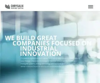 CHRysalix.com(Leading global venture capital fund) Screenshot