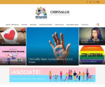 CHRysallis.org.es(Asociación de familias de Infancia y Juventud Trans) Screenshot