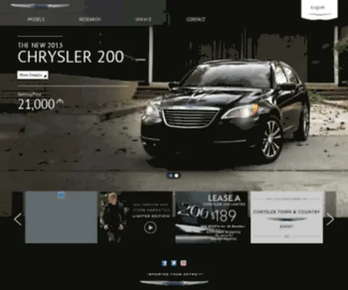 CHRYsler.com.az(Chrysler) Screenshot