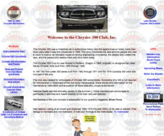 CHRYsler300Clubinc.com(Chrysler 300 Club) Screenshot