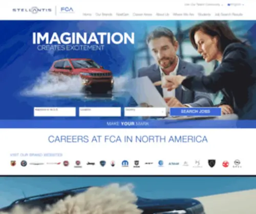 CHRYslercareers.com(Careers at FCA) Screenshot