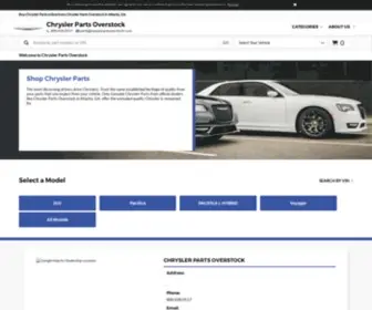 CHRYslerpartsoverstock.com(Chrysler Parts online from Chrysler Parts Overstock in Atlanta) Screenshot