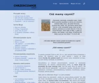 CHrzescijanie.info.pl(Chrześcijaństwo) Screenshot