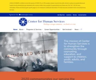CHS-NW.org(Center for Human Services) Screenshot