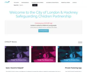 CHSCP.org.uk(City & Hackney Safeguarding Children Partnership) Screenshot
