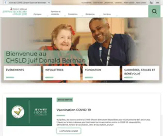 CHSLdjuifdonaldberman.ca(CHSLD juif Donald Berman) Screenshot