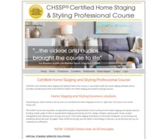 CHSSP.com(The CHSSP Home Staging Course) Screenshot