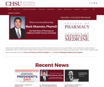 Chsu.org(California Health Sciences University) Screenshot