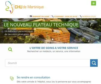 Chu-Martinique.fr(Le CHUM) Screenshot