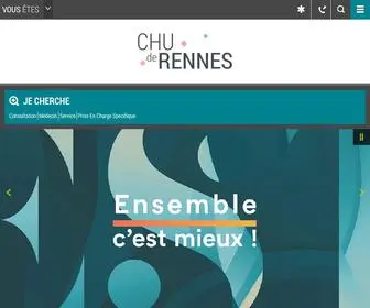 Chu-Rennes.fr(CHU Rennes) Screenshot