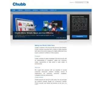Chubb.co.nz(Chubb New Zealand) Screenshot
