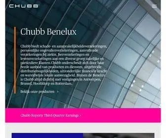 Chubb.com(Home Benelux) Screenshot