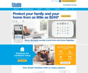 Chubbhomesecurity.com.au(Chubb Home Security) Screenshot