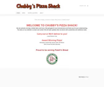 Chubbyspizzashack.com(Chubby's Pizza Shack) Screenshot