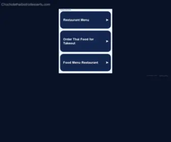 Chuchotethaibistrodesserts.com(Chuchotethaibistrodesserts) Screenshot