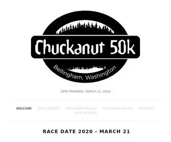 Chuckanut50Krace.com(The Chuckanut 50k) Screenshot