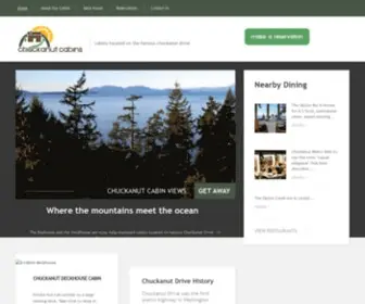 Chuckanutcabins.com(Chuckanut Cabins) Screenshot