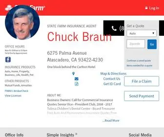 Chuckbraun.com(State Farm Insurance Agent Chuck Braun in Atascadero CA) Screenshot