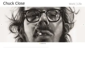 Chuckclose.com(Chuck Close) Screenshot