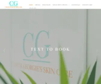 Chuckgeorgies.com(Chuck Georgie's Skin Care & Wellness) Screenshot