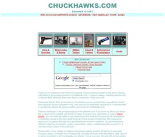 Chuckhawks.com(Chuck Hawks shares information through) Screenshot