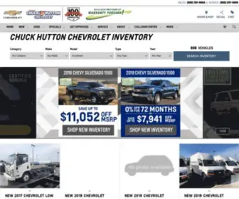 Chuckhuttonchevrolet.net Screenshot