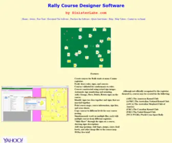 Chuckles.net(Rally Course Designer Software) Screenshot