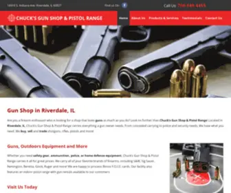 Chucksgunshop.net(Gun Shop) Screenshot