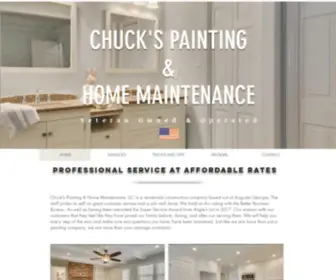 Chuckshomeservice.com(We are veteran owned residential construction and maintenance company) Screenshot