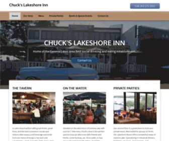 Chuckslakeshoreinn.com(WordPress) Screenshot