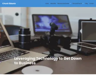 Chuckweb.com(Leveraging Technology to Get Down to Business) Screenshot