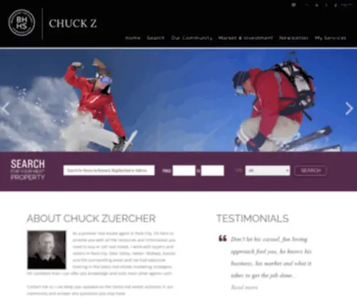 Chuckz.com(Chuck Zuercher) Screenshot