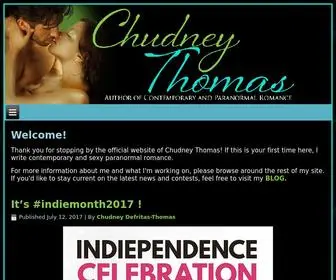 Chudneythomas.com(Contemporary and Paranormal Romance with a twist) Screenshot