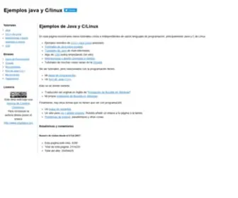 Chuidiang.com(Ejemplos de Java y C/Linux) Screenshot