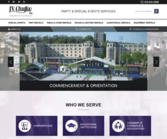 Chujko.com(Expert Special Event Services from J.V) Screenshot