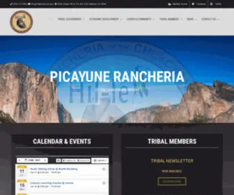 Chukchansitribe.net(Chukchansi Indians) Screenshot