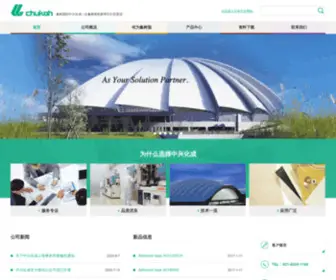 Chukoh.com.cn(中兴化成) Screenshot