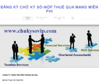 Chukysovip.com(Chữ ký số giá rẻ) Screenshot