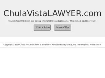Chulavistalawyer.com(This domain could be yours) Screenshot
