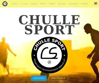 Chullesport.hr(Sportska menadžerska agencija) Screenshot