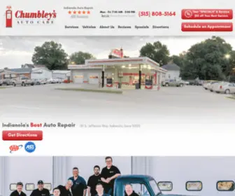 Chumbleysautocare.com(Indianola Auto Repair) Screenshot